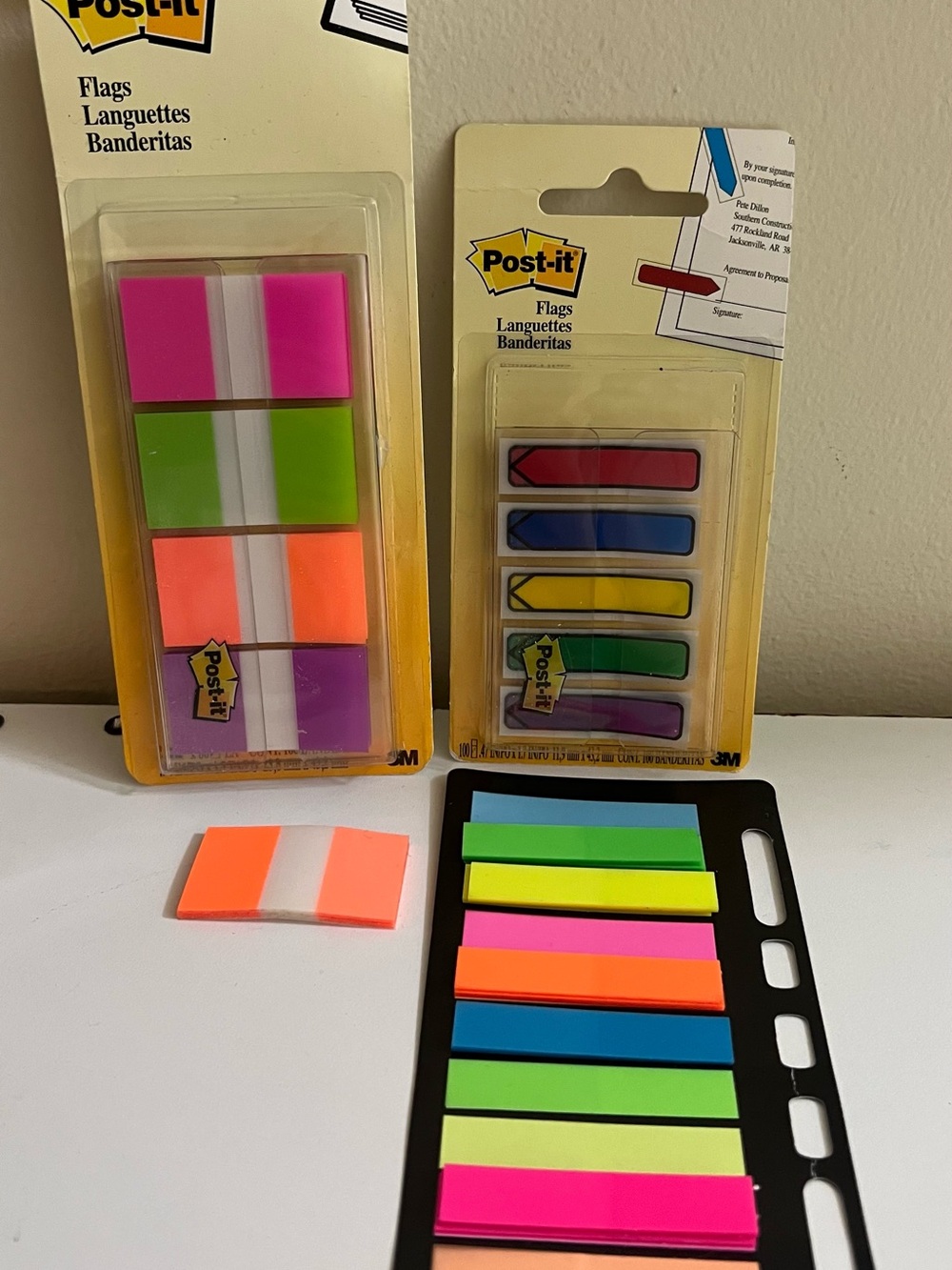 Multicolor Page Flags & Tabs - Bright Neon Assortment
